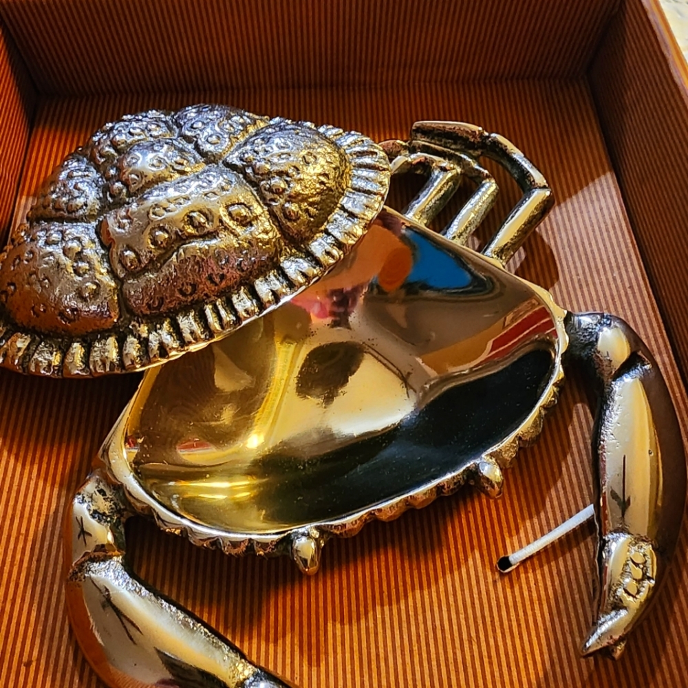 New in Box Covered Crab Dish
